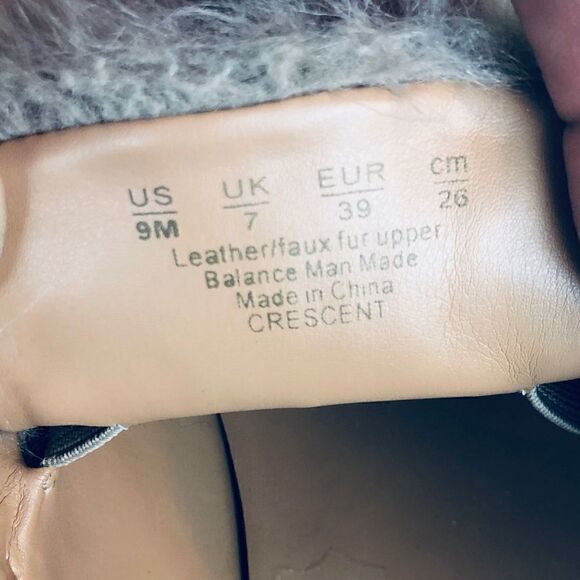 Franco Sarto | suede fur sneakers sz 9 - Picture 6 of 6